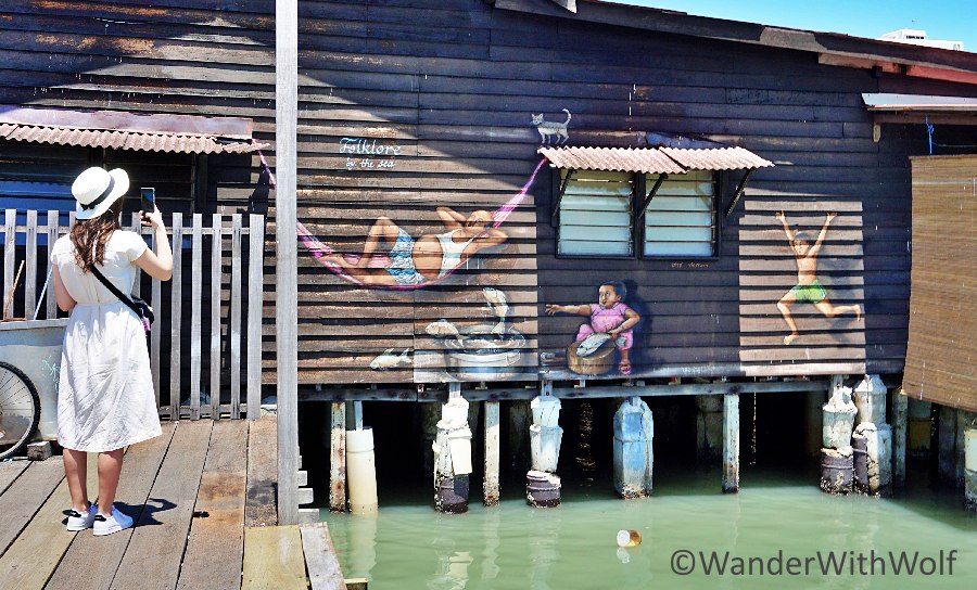 Street Art in George Town, Penang, Malaysia. Foto: wanderwithwolf