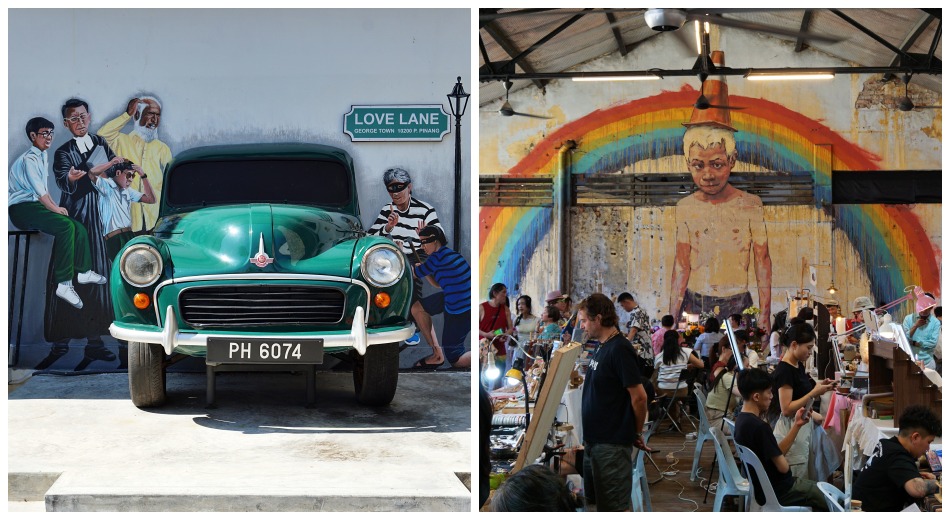 Street Art in George Town, Penang, Malaysia. Foto: wanderwithwolf
