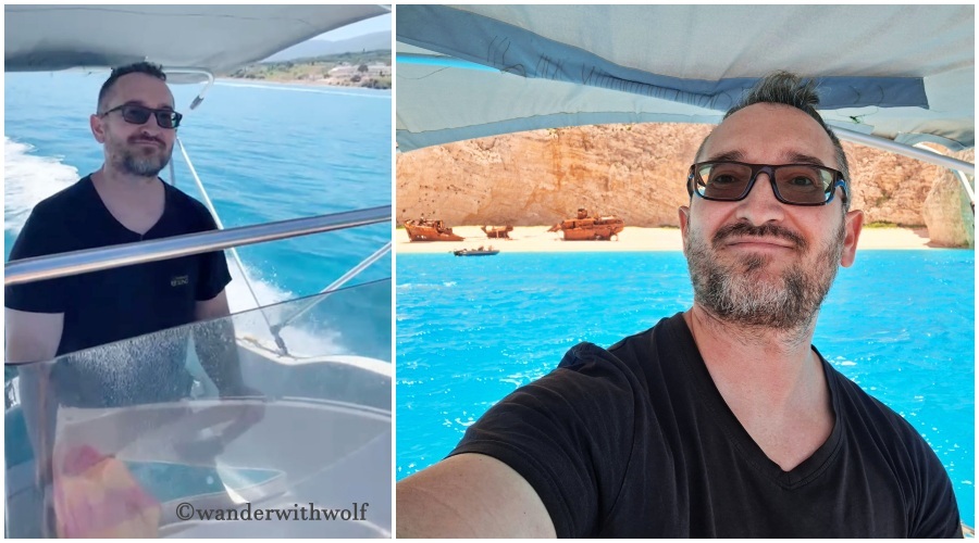 Kurs auf das Schiffswrack von Zakynthos: Per Boot zur Navagio-Bucht, Griechenland. Foto: wanderwithwolf